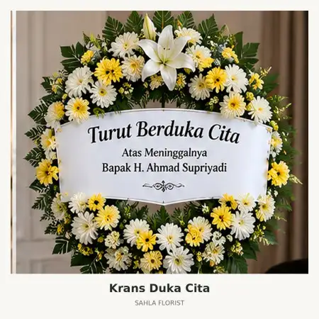 Krans Bunga Duka Rancasari